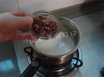麦香红豆奶的做法步骤3