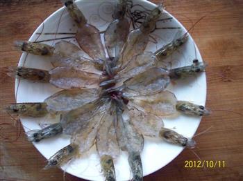 葱油芙蓉虾的做法步骤2