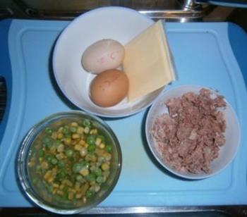 芝香杂菜煎蛋饼的做法步骤1
