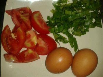 超级无敌西红柿鸡蛋面的做法步骤1