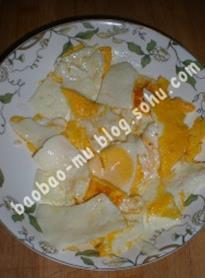 豉香葱段荷包蛋的做法步骤5