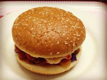 錦繡蝦排漢堡的做法图解10