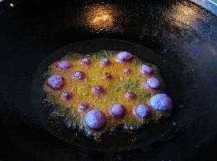 奶香紫薯球的做法步骤4