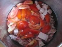 羊肉西红柿汤的做法图解2