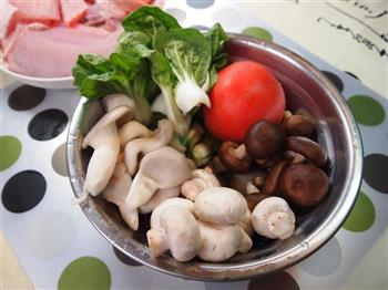 鲜菇菜心鱼片汤的做法图解2