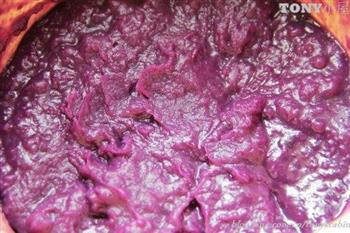 紫薯葱油面的做法步骤3