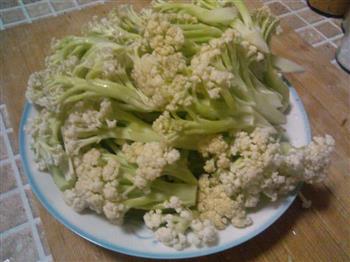 干锅菜花的做法步骤1