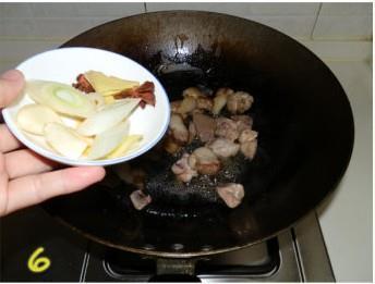 水萝卜烧肉的做法步骤5