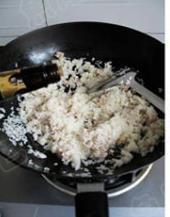 紫苏肉碎炒饭的做法图解7