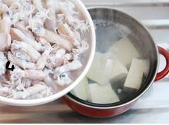 海兔豆腐汤的的做法图解4
