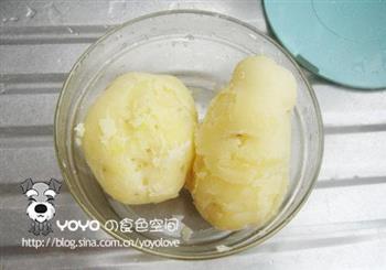 薯泥彩椒鸡腿焗饭的做法步骤3