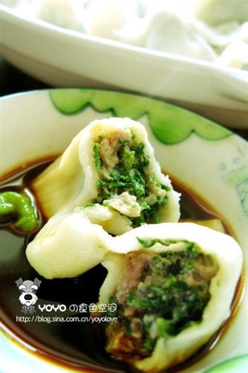 碱蓬菜水饺的做法步骤5