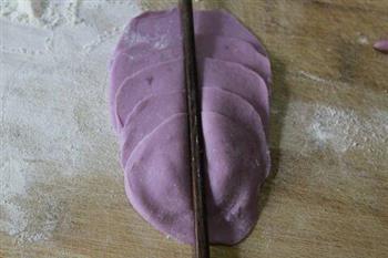 紫薯玫瑰馒头的做法步骤7