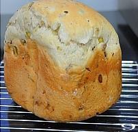面包机版毛豆培根面包的做法步骤9