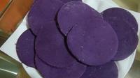 平底锅煎紫薯饼的做法图解3