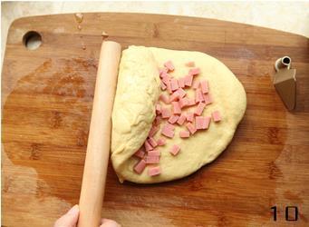 面包机版火腿面包的做法步骤10