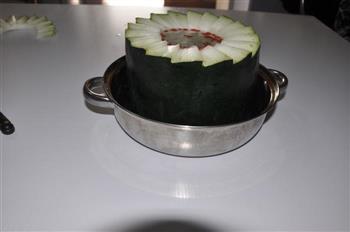 冬瓜火锅、冬瓜盅火锅的做法的做法步骤4
