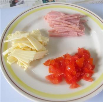 番茄起司蛋卷的做法步骤2