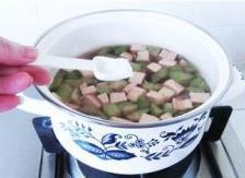 龙井丝瓜豆腐汤的做法步骤5