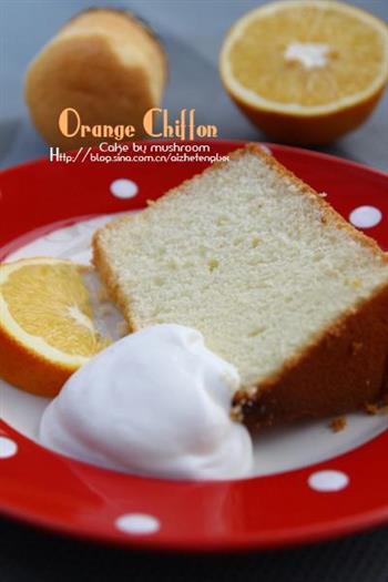 柳橙戚风蛋糕的做法步骤8