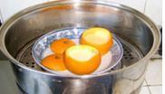 香橙牛奶蒸蛋的做法步骤6