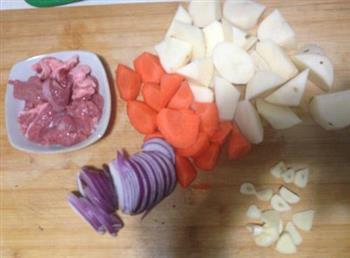 土豆炖肉的做法图解3