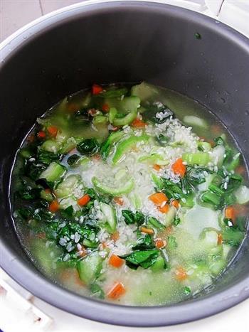 青菜焖饭的做法步骤7