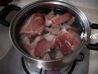 松茸火腿炖鸡汤的做法步骤4
