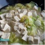 鲜虾白菜炖豆腐的做法步骤5