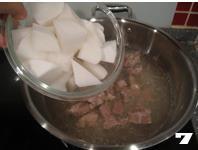 清炖白萝卜牛腩汤的做法步骤7