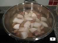清炖白萝卜牛腩汤的做法步骤8