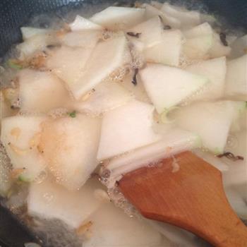 虾皮冬瓜汤烩饭的做法图解9