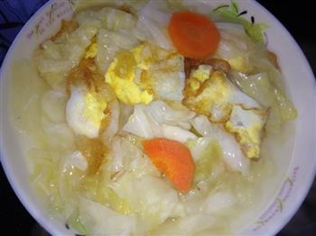 鹌鹑蛋泡菜汤的做法步骤3