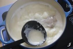 豆浆炖羊腿的做法步骤5