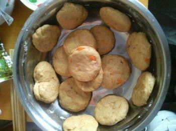 南瓜紫薯饼的做法步骤1