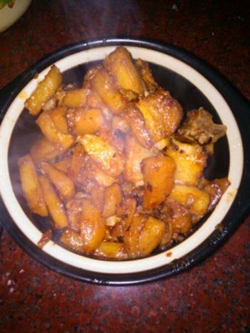 咖喱土豆烧排骨的做法步骤5