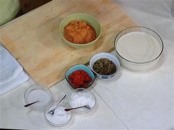 豆浆南瓜羹的做法步骤1