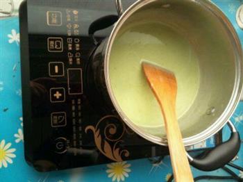 抹茶牛奶布丁的做法步骤8