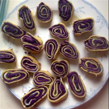 紫薯蛋卷的做法步骤7