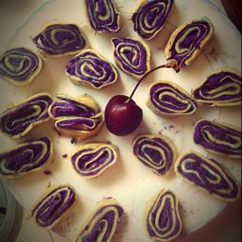 紫薯蛋卷的做法步骤8