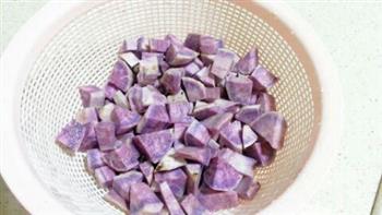 紫薯水果汤圆的做法步骤2