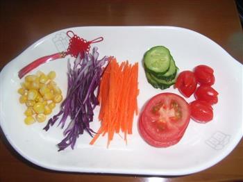 鸡蛋蔬菜沙拉的做法图解3