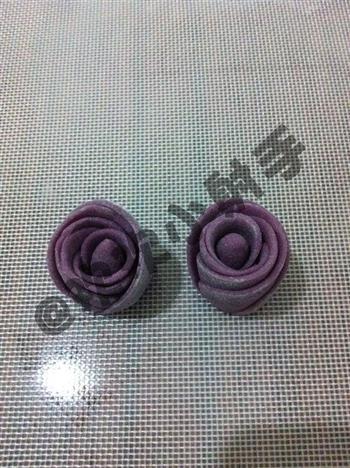 紫薯玫瑰花馒头的做法步骤13