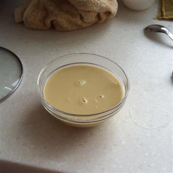 蜜豆鸡蛋牛奶布丁的做法步骤5
