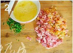 花样米饭-韩式辣白菜炒饭的做法步骤2
