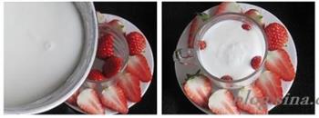 自制双莓酸奶的做法图解4