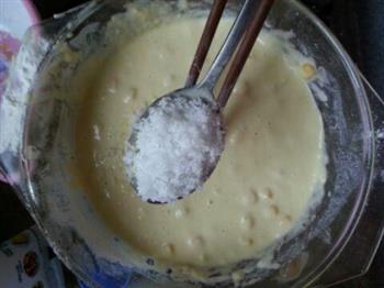 奶香玉米饼的做法步骤4