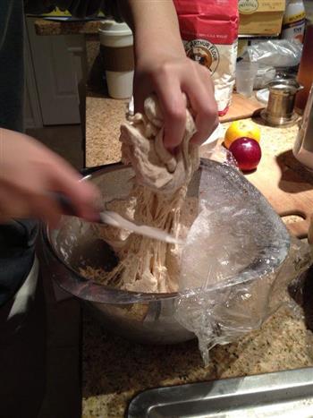 免揉基础面包，简单快手满屋小麦香的做法图解10