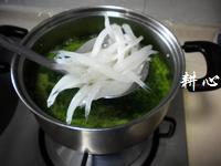 银鱼菠菜汤的做法步骤5