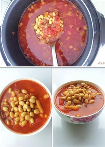 产妇进补汤品-番茄牛肉黄豆汤的做法步骤8